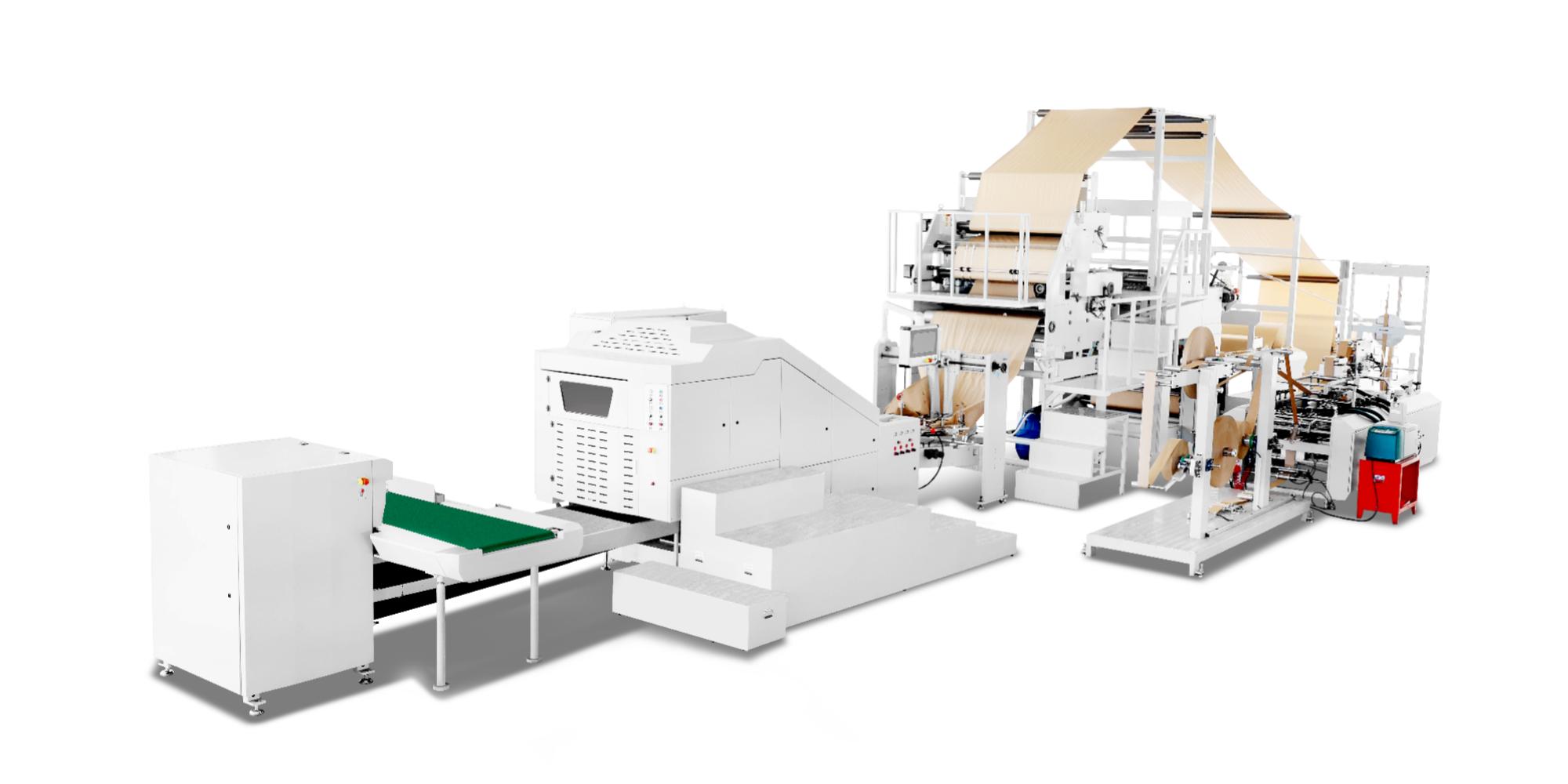 RZFD-550NF扁绳手提袋方底纸袋机